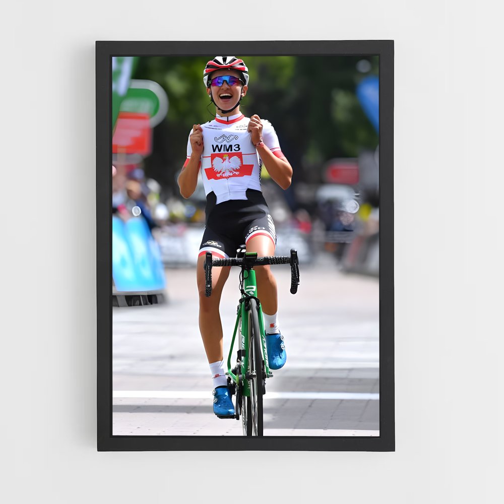Poster La Victoire de Katarzyna – affiche Cyclisme (vue 2)